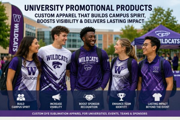 University Promotional Products: Custom Apparel That Builds Campus Spirit and Event Visibility