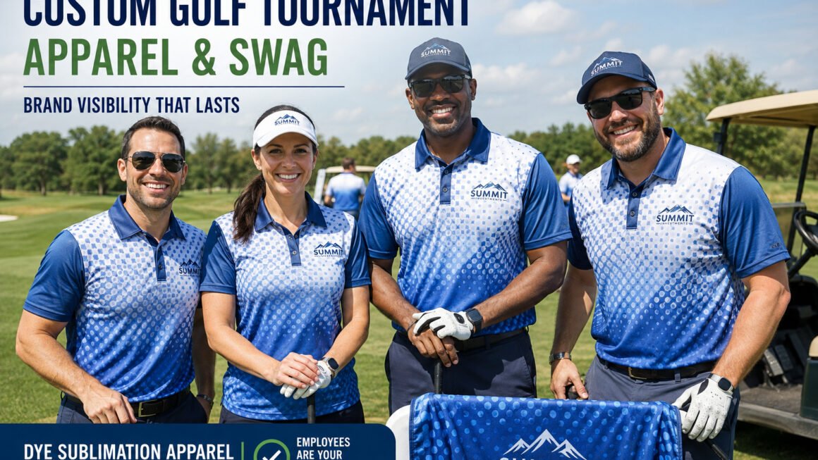 Custom Golf Tournament Apparel & Swag for Brand ROI