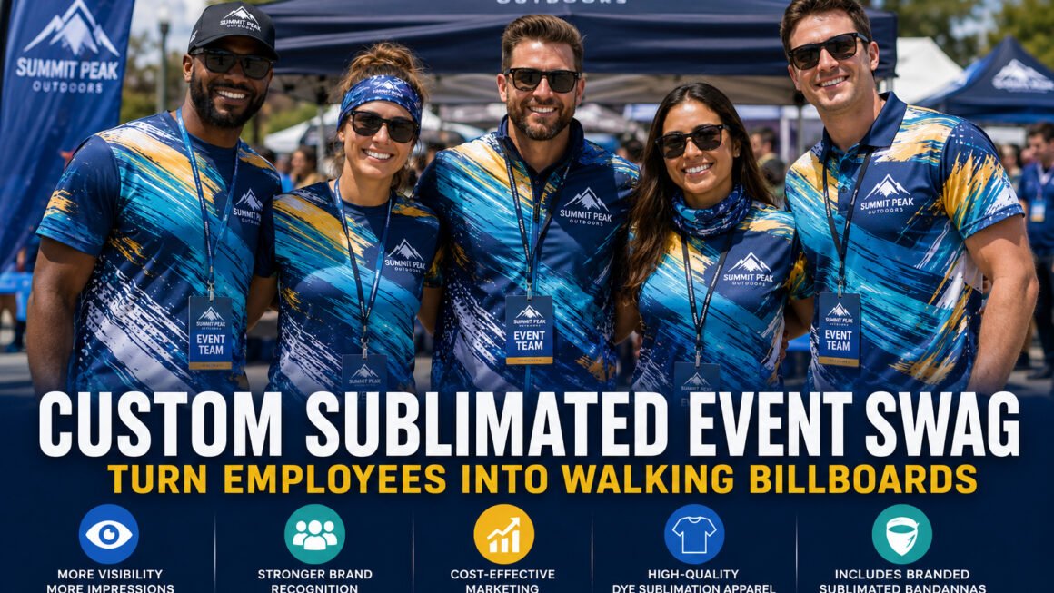 Custom Sublimated Event Swag: Turn Teams Into Media