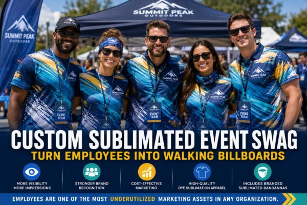 Custom Sublimated Event Swag: Turn Teams Into Media