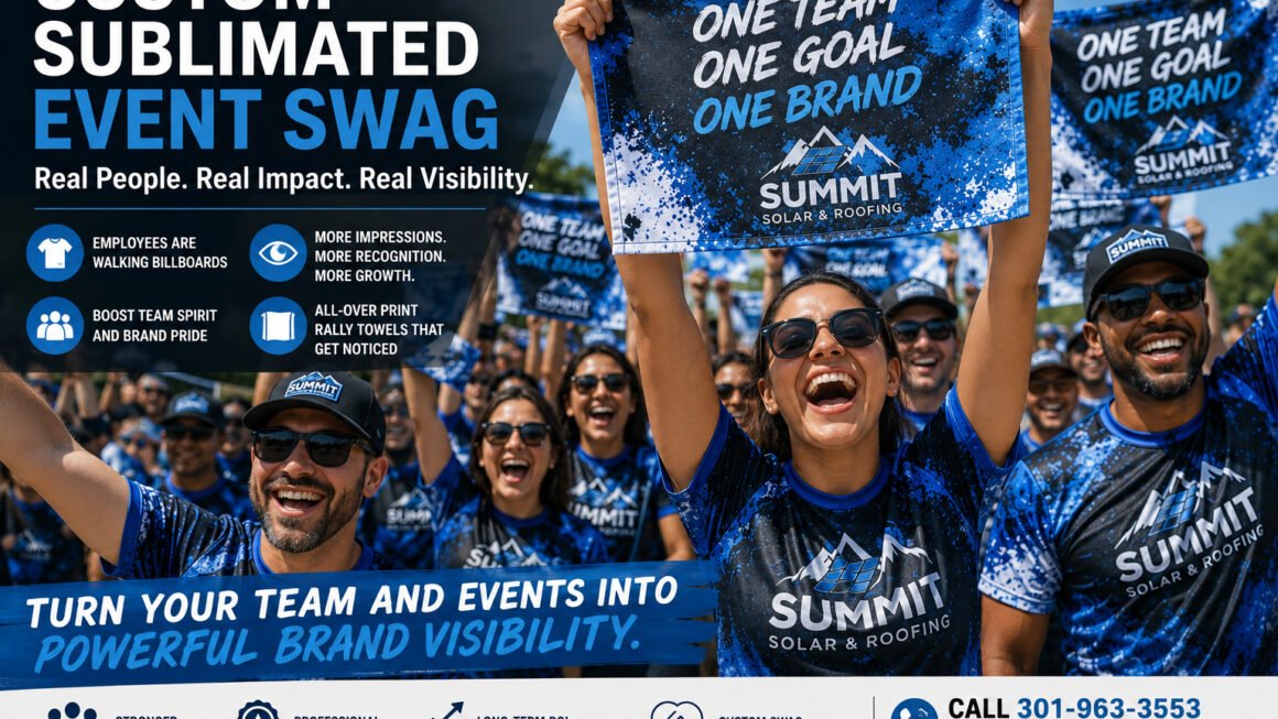 Custom Sublimated Event Swag: Turn Visibility Into ROI