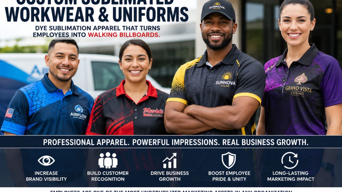 Custom Sublimated Workwear & Uniforms for Brand Growth