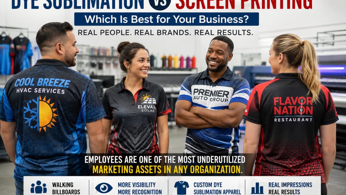 Dye Sublimation vs Screen Printing: Which Is Best?