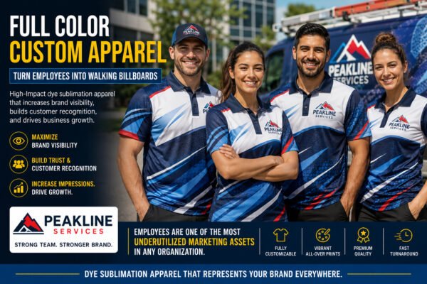 Full Color Custom Apparel: Turn Staff Into Billboards