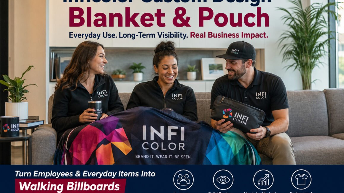 Inficolor Custom Design Blanket & Pouch Branding ROI