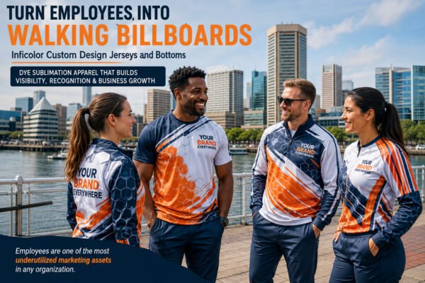 Inficolor Custom Jerseys: Turn Staff Into Brand Assets