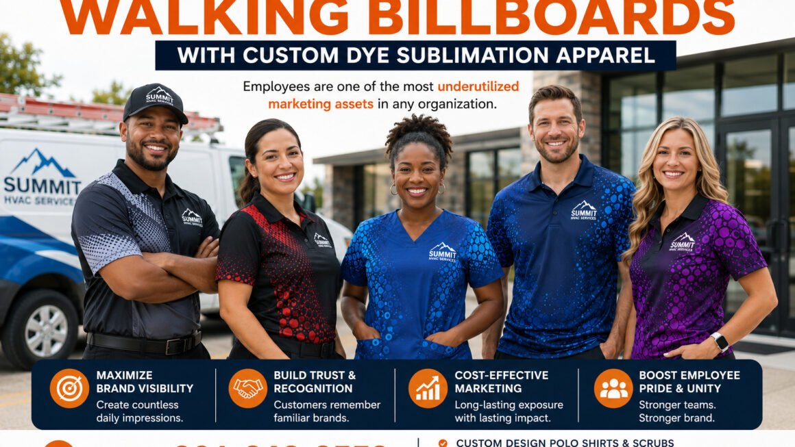 Inficolor Custom Polo Shirts and Scrubs for Branding