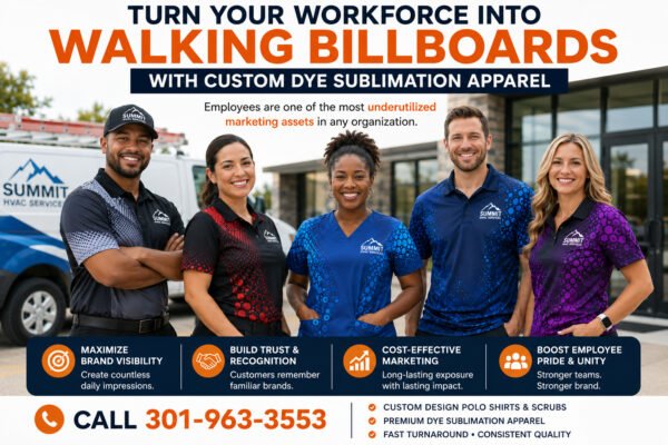 Inficolor Custom Polo Shirts and Scrubs for Branding