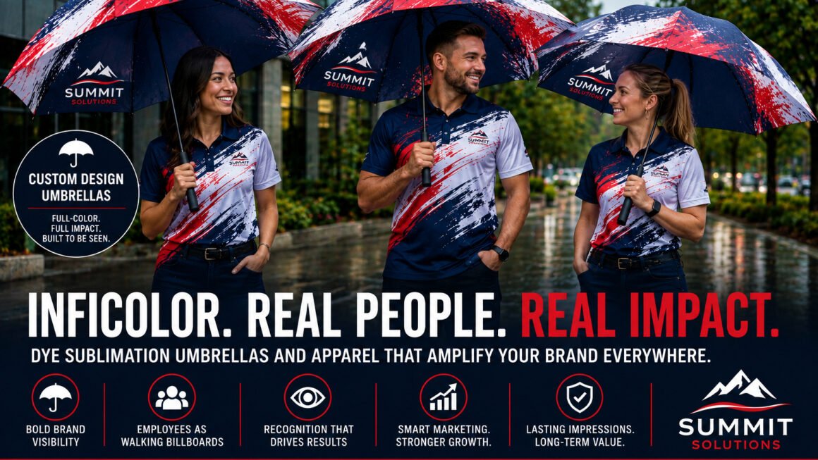 Inficolor: Turn Custom Umbrellas Into Brand Visibility