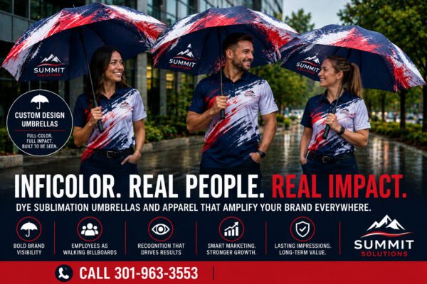 Inficolor: Turn Custom Umbrellas Into Brand Visibility