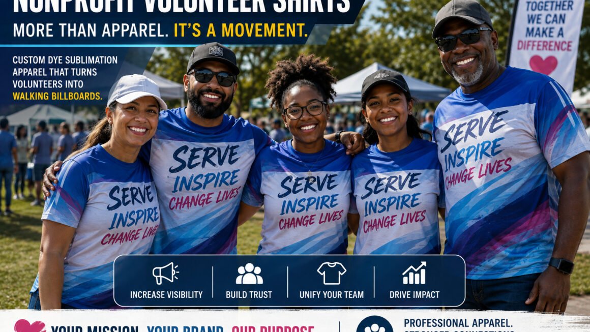 Nonprofit Volunteer Shirts That Build Brand Visibility