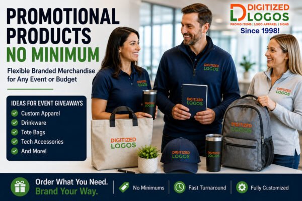 Promotional Products No Minimum: Flexible Brand Swag
