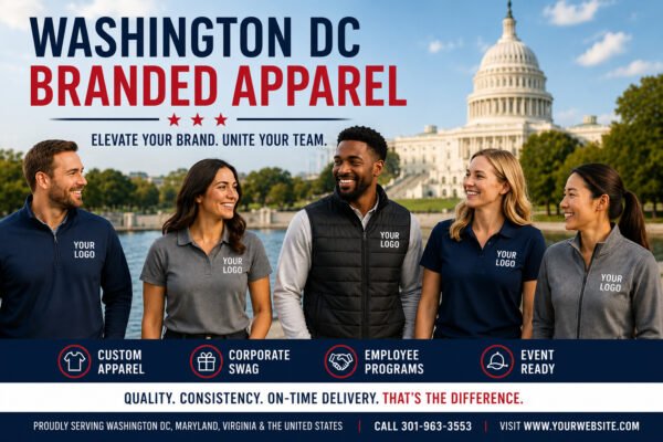 Washington DC Branded Apparel for Businesses & Events