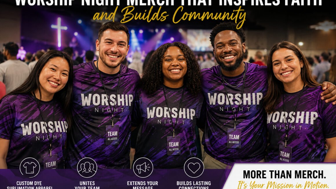 Worship Night Merch That Builds Brand Visibility & ROI