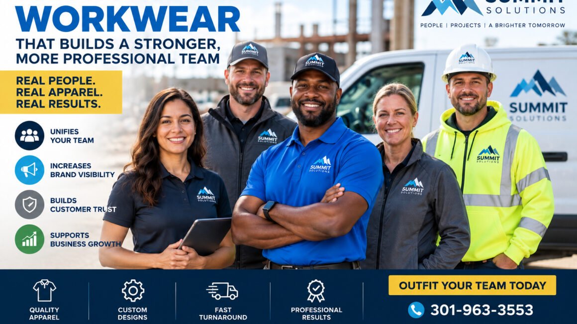 Custom Branded Workwear That Builds a Stronger Brand