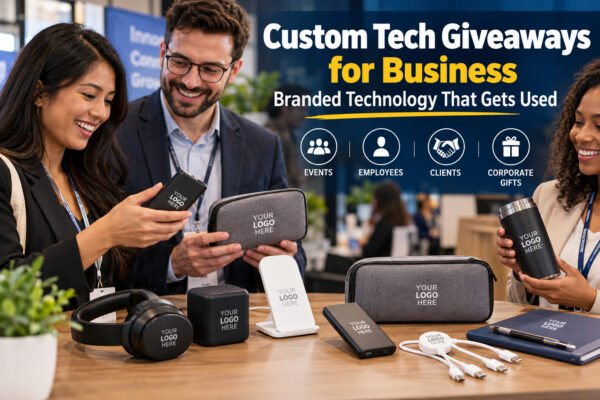 Custom Tech Giveaways: Branded Technology for Business