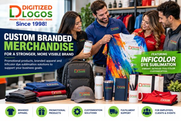 Digitized Logos: Custom Branded Merchandise Guide