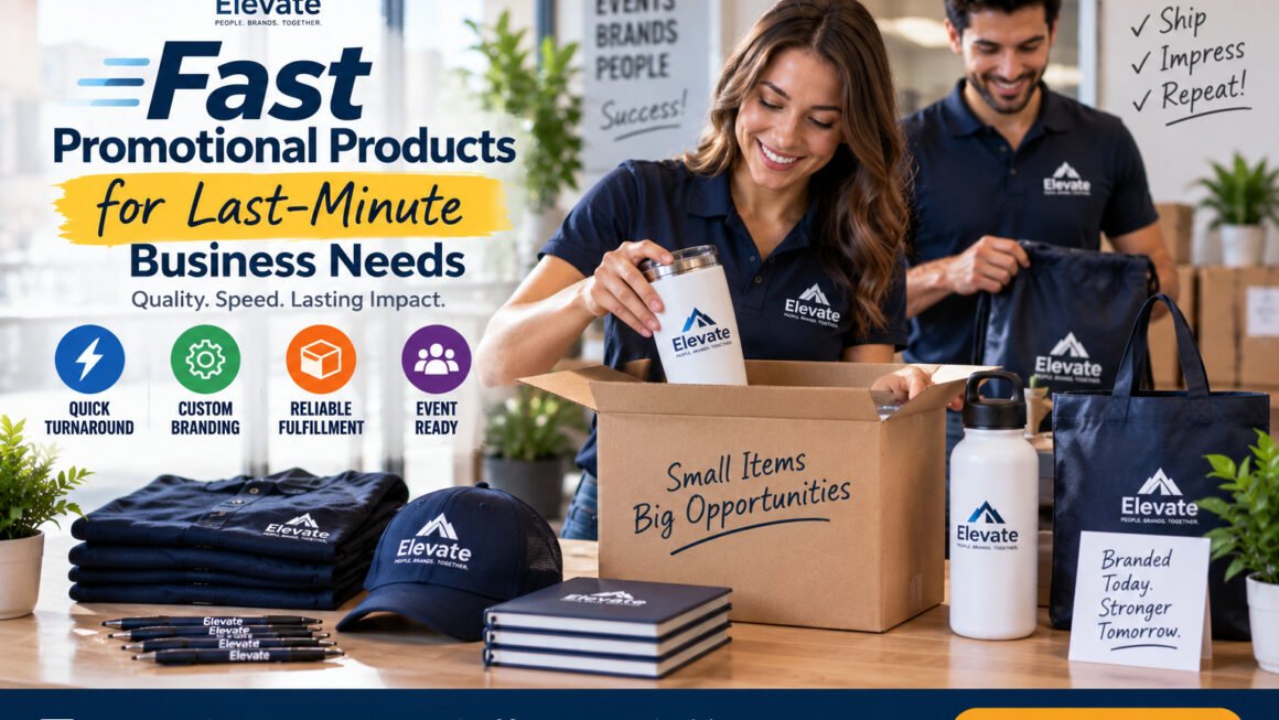 Fast Promotional Products for Last-Minute Business Needs