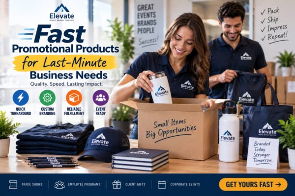 Fast Promotional Products for Last-Minute Business Needs