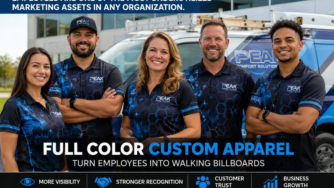 Full Color Custom Apparel: Turn Employees Into Ads